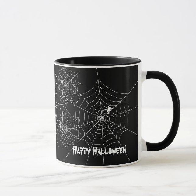 Caneca Mug de Halloween na Web Spider (Direita)