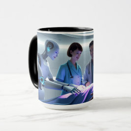 Caneca Mug de Inovação Médica: Futuro da Saúde e Tce