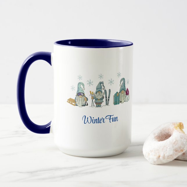 Caneca Mug de inverno (Com Donut)