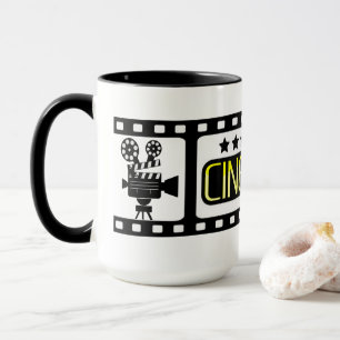 Caneca *Mug de logotipo CINEMA*