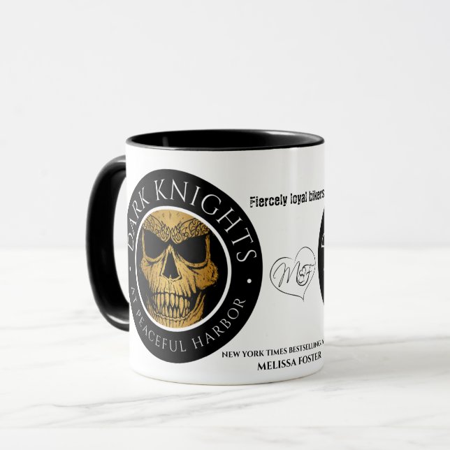 Caneca Mug de logotipo de Cavaleiros Escuros (Frente Esquerda)