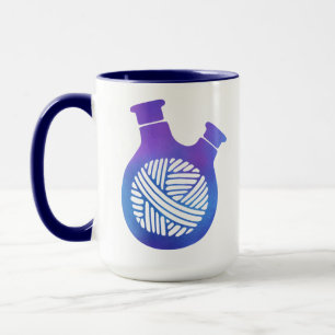 Caneca Mug de logotipo para criações de kemKnits - Mari