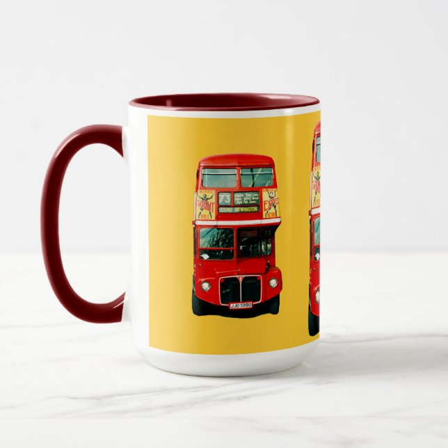 Caneca Mug de Londres com ônibus (Esquerda)
