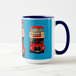 Caneca Mug de Londres com ônibus