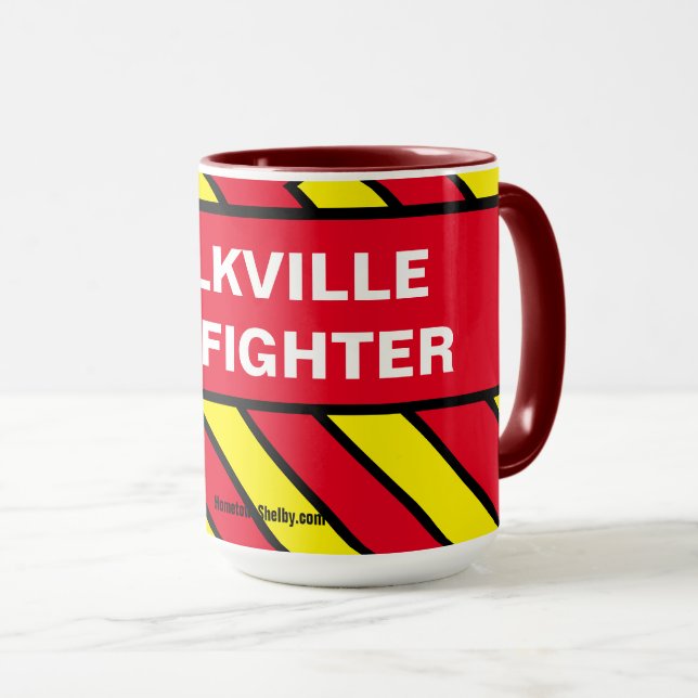 CANECA MÚG DE LUTA DE FOGO DE POLKVILLE (Frente Esquerda)