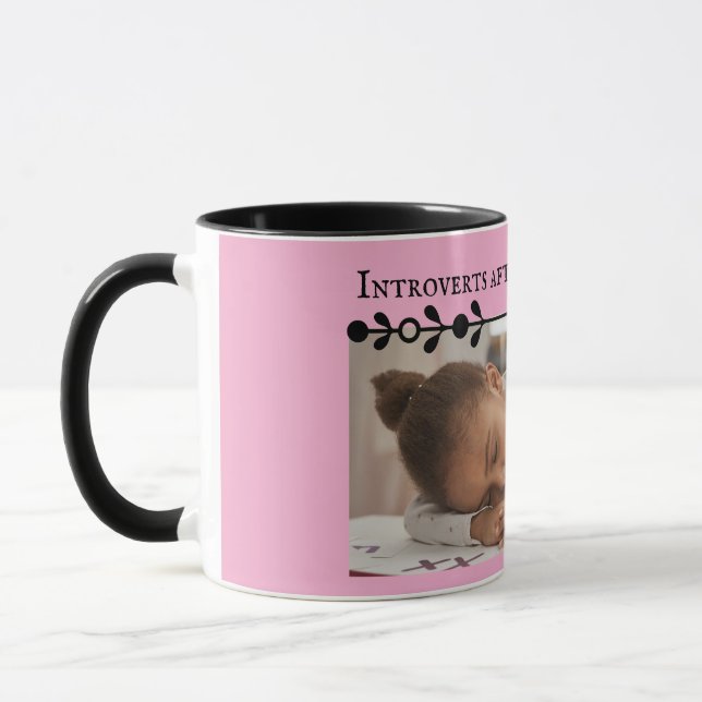 Caneca Mug de Memória Rosa Introduvertida (Esquerda)