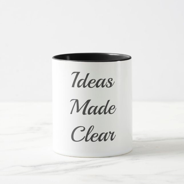 Caneca Mug de Motivação do Café da Manhã (Centro)