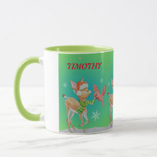 CANECA MUG DE NATAL PARA CRIANÇAS PERSONALIZADO