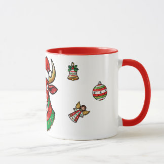 Caneca Mug de Noël vache rigolote – Mug festif