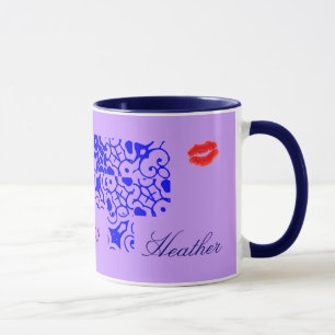 Caneca Mug de Nome do Designer de Heather