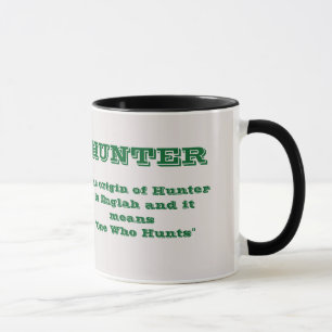 Caneca Mug de Nome HUNTER