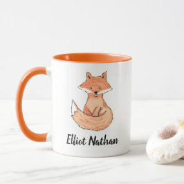 Caneca Mug de Nome Personalizado do Solo Foxy
