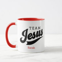 Mug de Nome Personalizado do Team Jesus