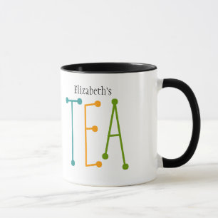 Caneca Mug de Nome Personalizado "TEA"