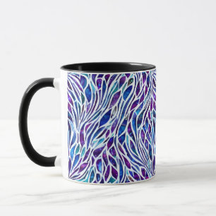 Caneca Mug de Ondas Whimsical da Sereia