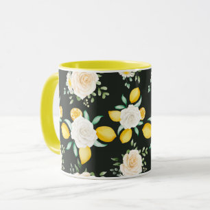 Caneca Mug de Padrão Floral Feminina