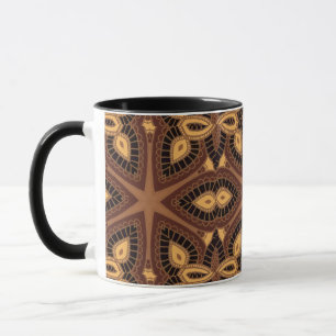 Caneca Mug de padrão tribal