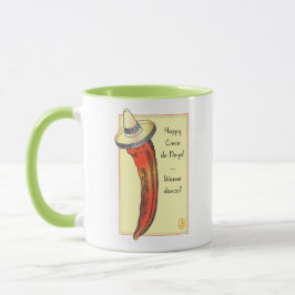Caneca Mug de Pepper Cinco de Mayo Chili