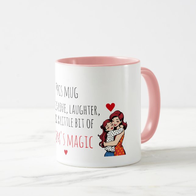 Caneca Mug de presente de dia de as mães (Frente Esquerda)