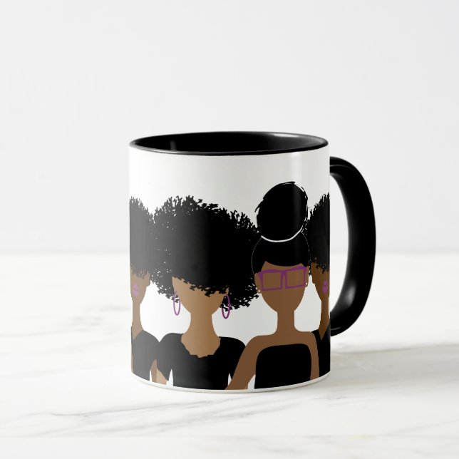 Caneca Mug de {Royalty} de Rapariga Curl (Frente Esquerda)