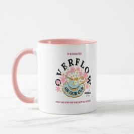Caneca Mug de SOBREFLUXO projetado pela poeta Adiela Akoo