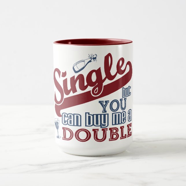 Caneca Mug de solteiro - escolha estilo e cor (Centro)