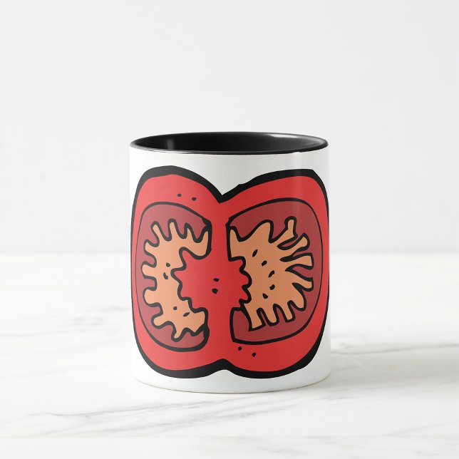 Caneca Mug de tomate fatiado (Criador carregado)