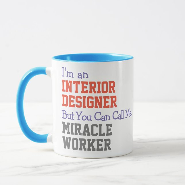 Caneca Mug do Miracle Worker do Designer Interior (Esquerda)