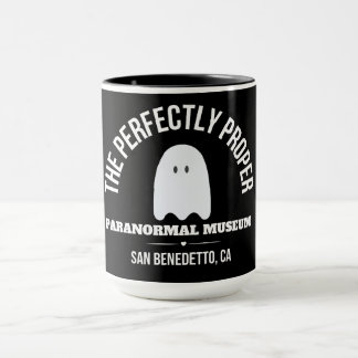 Caneca Mug do Museu Paranormal - Preto e Branco