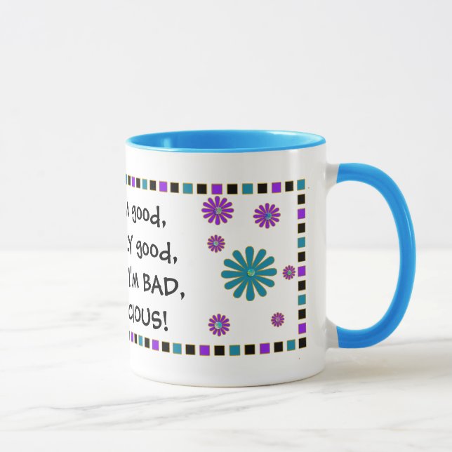 Caneca MÚG ENGRAÇADO - Colorido - Quando estou bem. . . (Direita)
