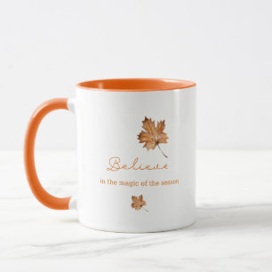 Caneca Mug Fall deixa mágica com mensagens de texto pers