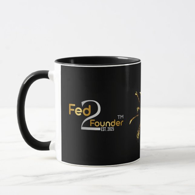 Caneca Mug "Fed2Founder" Personalizado (Esquerda)