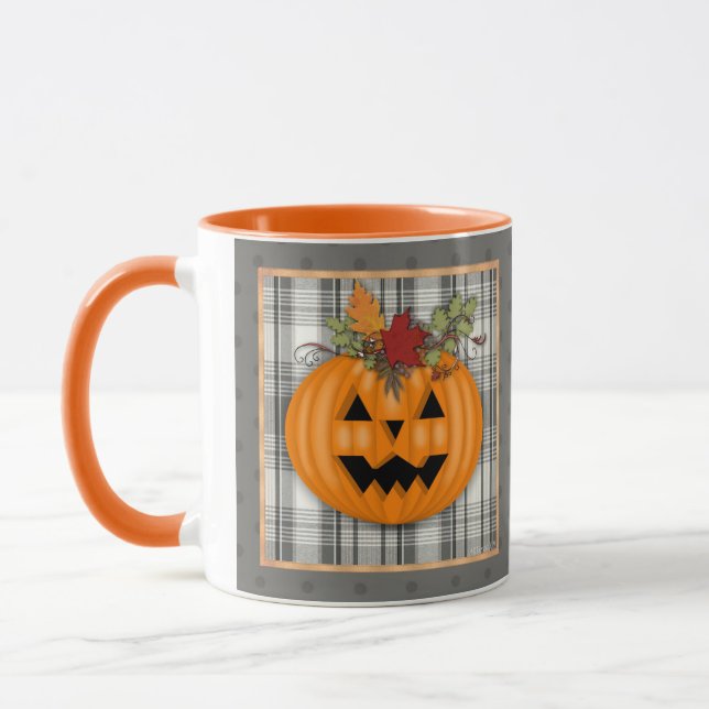 Caneca Mug Feliz de outono de Halloween (Esquerda)