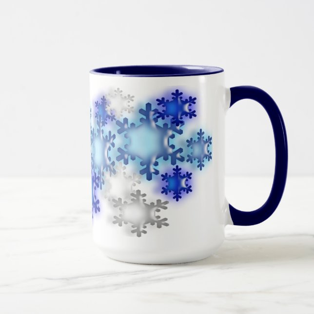 Caneca Mug - Flocos de neve (Direita)