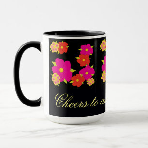 Caneca Mug Flor Alegra A Um Dia Incrível