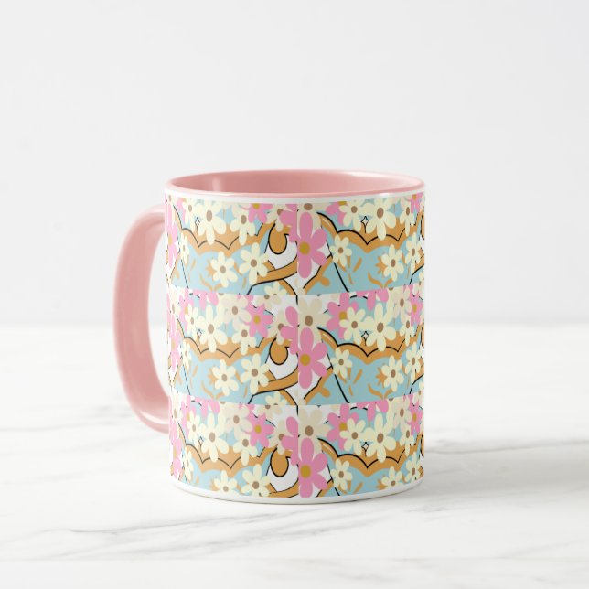 Caneca Mug Floral - Adiela Akoo (Frente Esquerda)