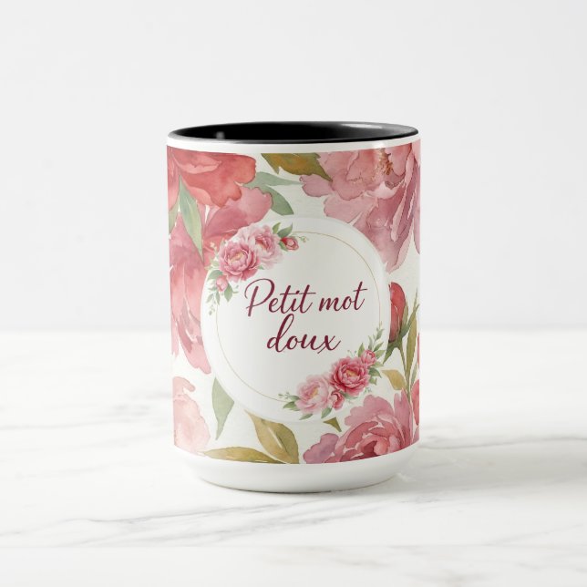 Caneca Mug floral Petit mot doux (Centro)