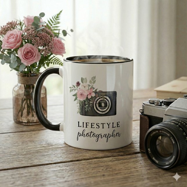 Caneca Mug Fotográfico Estilo de Vida (This beautiful mug would make a great gift for a Lifestyle Photographer! )
