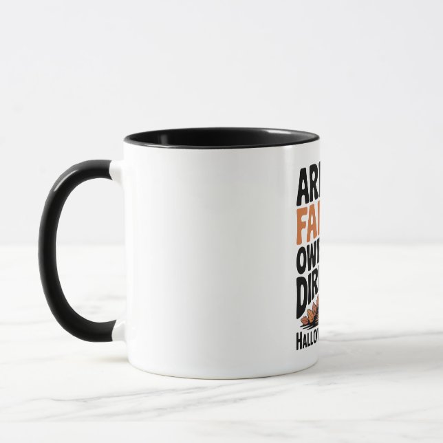 Caneca Mug Funny Fall-o-Ween Vibes (Esquerda)