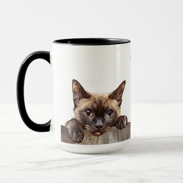 Caneca Mug Gato Birmanês (Esquerda)