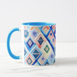 Caneca : Mug Geométrico Floral