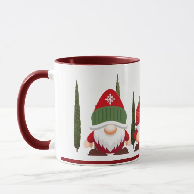 Caneca Mug - Gnomos Papais noeis (Esquerda)