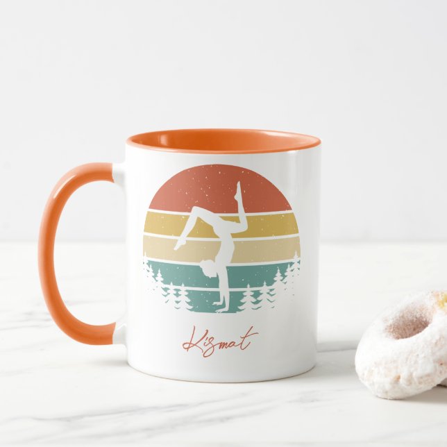 CANECA MUG GYMNASTICS DE NOME PERSONALIZADO | PRESENTE PA (Com Donut)