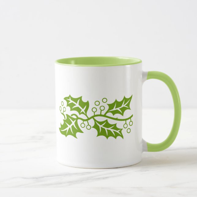 Caneca Mug - Holly sai em verde (Direita)