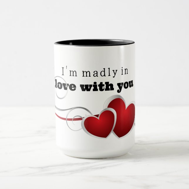 Caneca Mug I'm madly in love with you (Centro)
