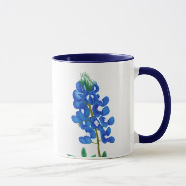 Caneca Mug Inspiracional Texas Bluebonnet (Direita)