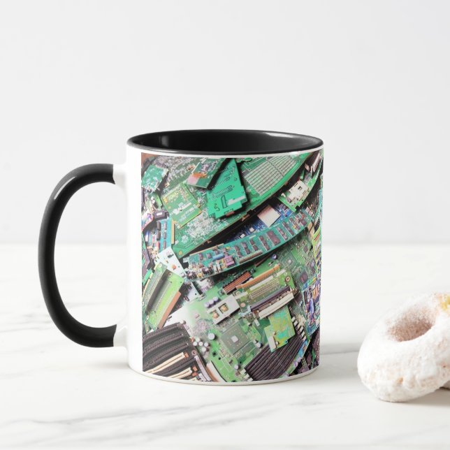 Caneca Mug - Internações do computador (Com Donut)