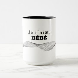 Caneca Mug Je t’aime Bébé