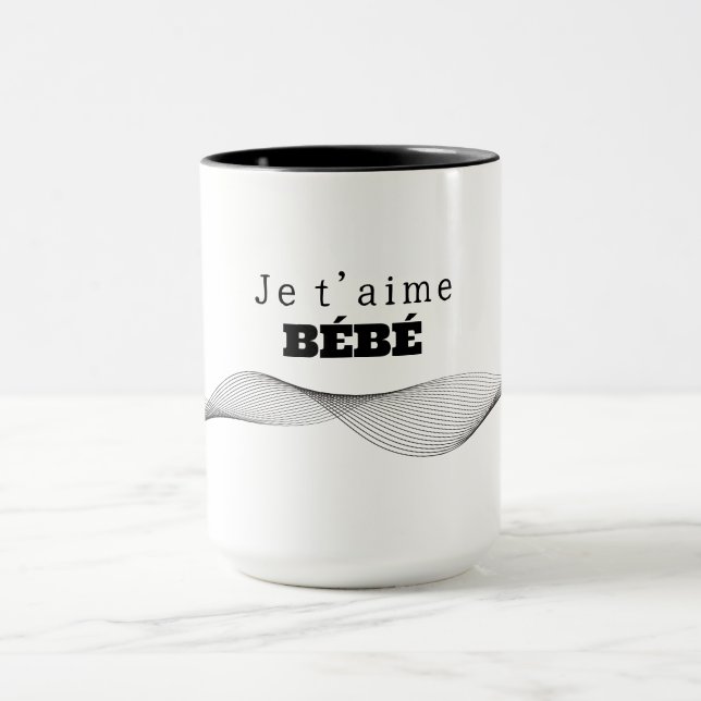 Caneca Mug Je t’aime Bébé (Centro)