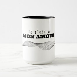 Caneca Mug Je t’aime Mon Amour